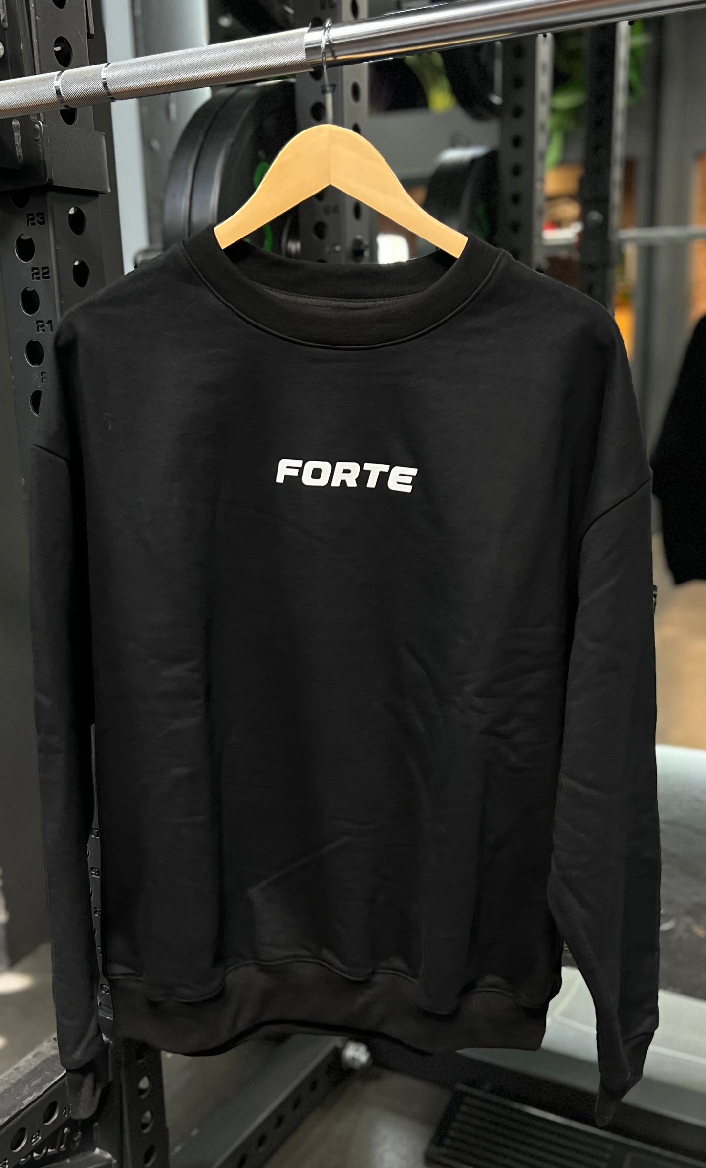 Poleron FORTE Crewneck Black