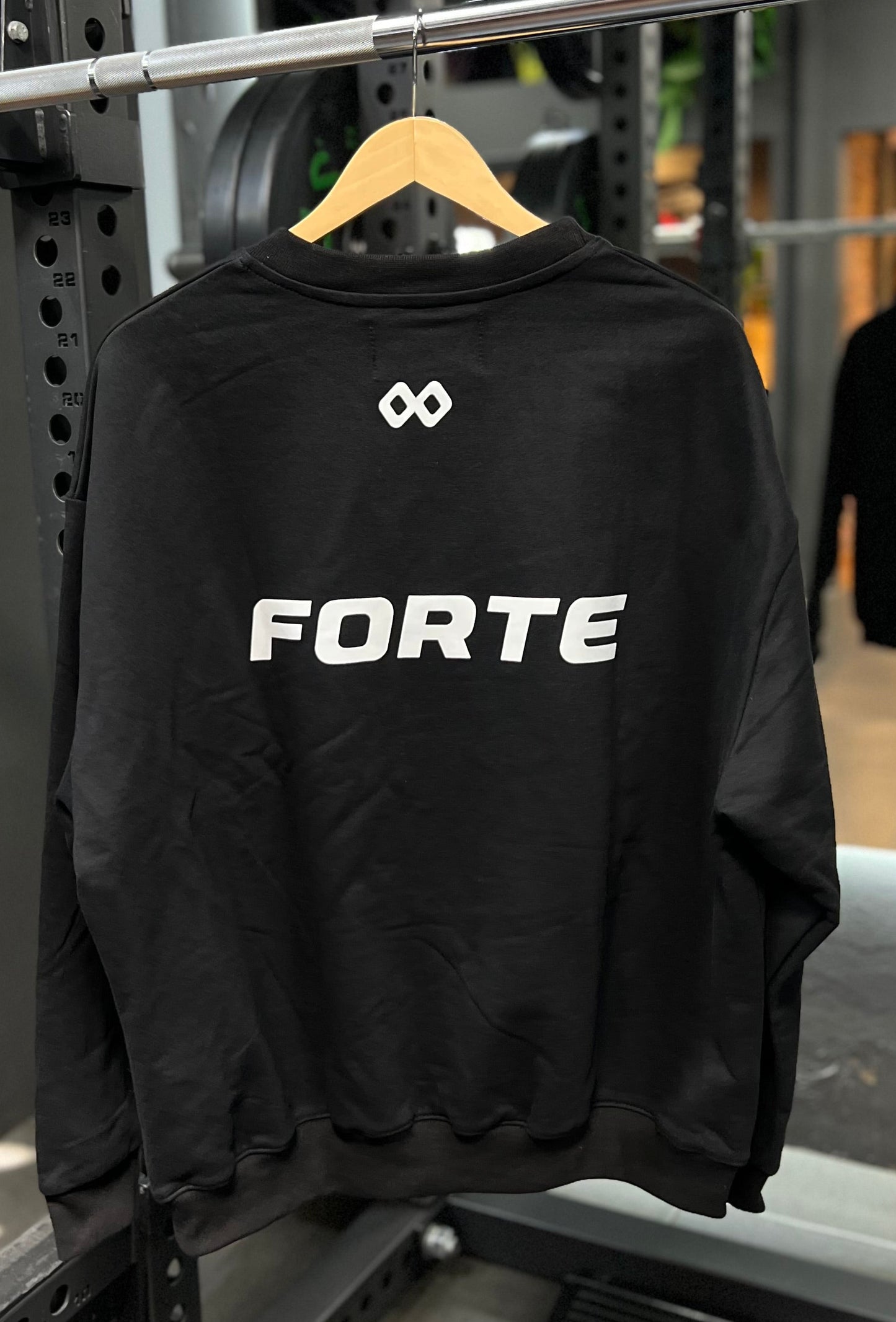 Poleron FORTE Crewneck Black